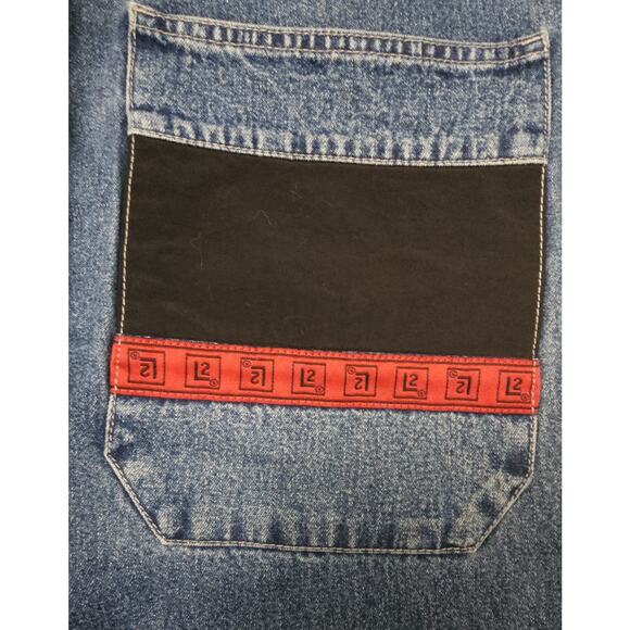 VTG LEVIS L2 MENS BAGGY STRAIGHT CARPENTER SKATER Hong Kong JEANS Y2K (29×28) - Picture 7 of 10